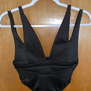 Plunging Neck Bodysuit